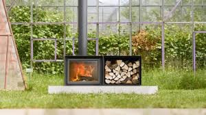 chauffage extérieur bois