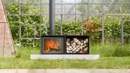chauffage extérieur bois